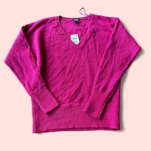 Pink Sequin Sweater Inc International Concepts